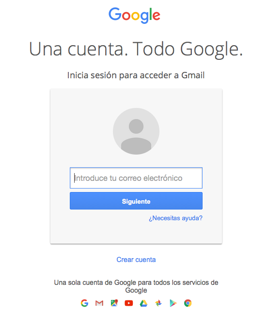 Ha desaparecido el logo de Gmail